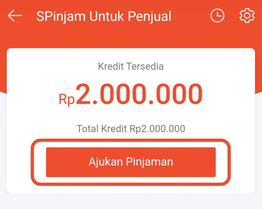 cara meminjam uang di shopee