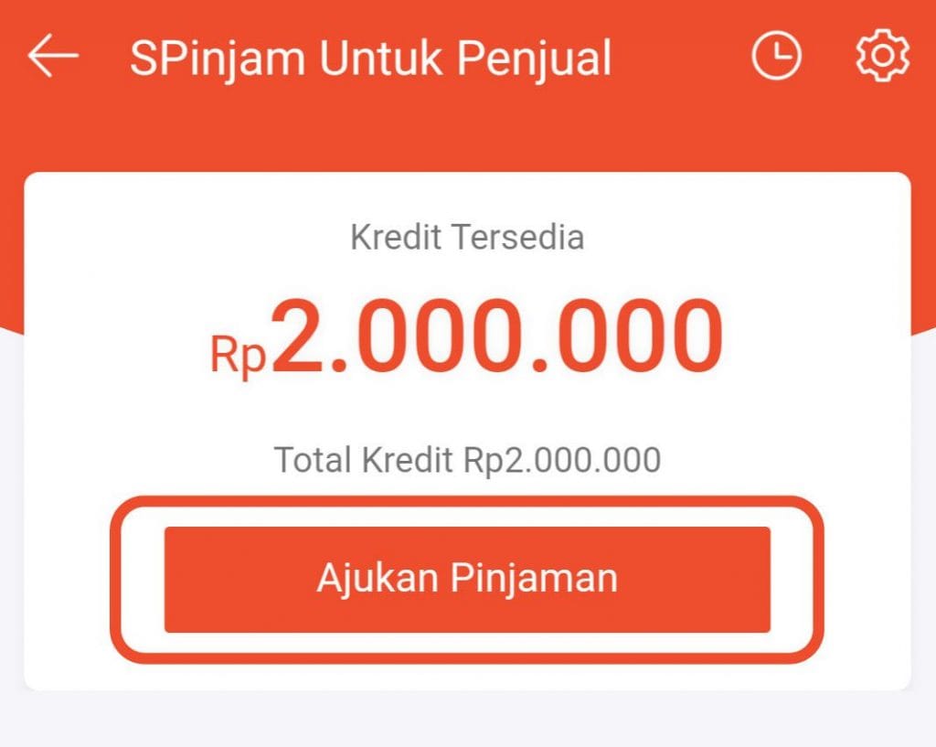 cara meminjam uang di shopee 