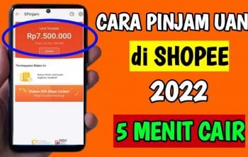 cara meminjam uang di shopee