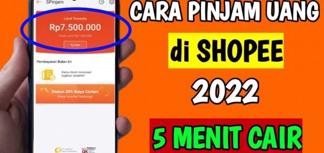 cara meminjam uang di shopee