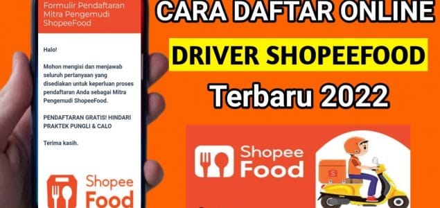 pendaftaran driver shopee food