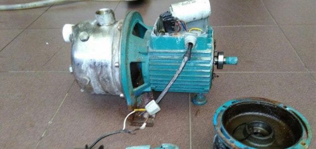 cara memperbaiki pompa air shimizu yang tidak keluar air